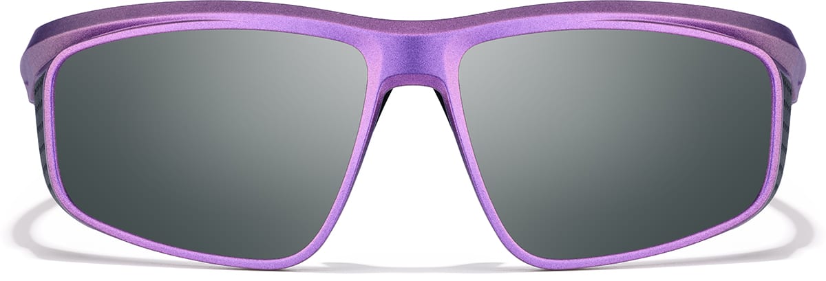 Front view of Zunnies -Wrap-Around Sports Sunglasses 1012817 in Purple