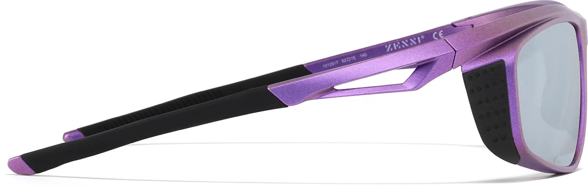 Side view of Zunnies -Wrap-Around Sports Sunglasses 1012817 in Purple