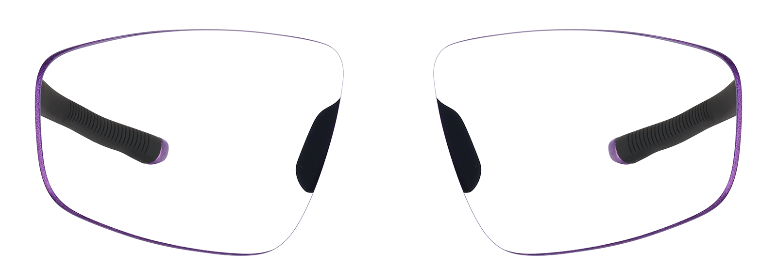 Front view of Zunnies -Wrap-Around Sports Sunglasses 1012817 in Purple