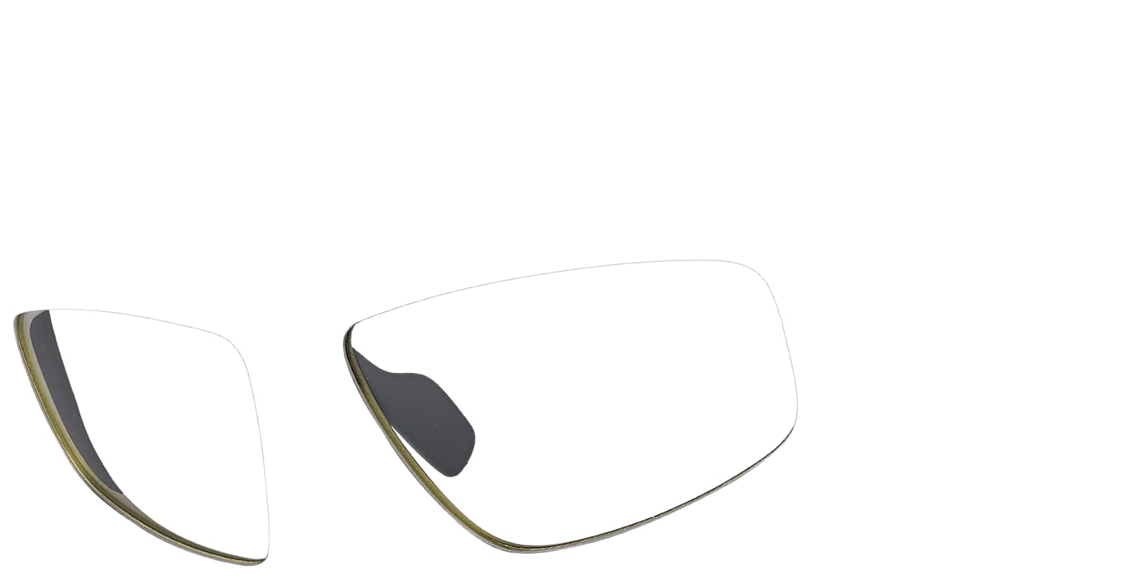Angle view of Zunnies -Wrap-Around Sports Sunglasses 1012824 in Green Gold
