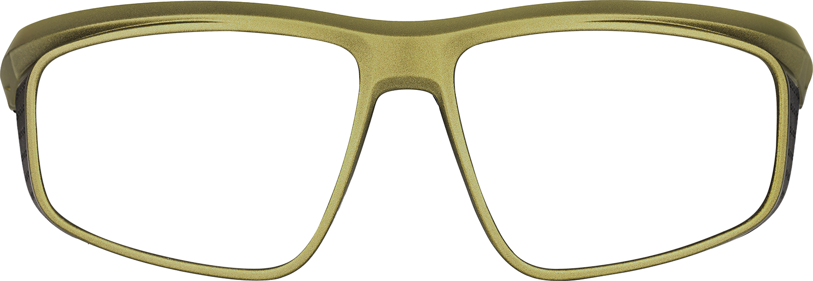 Front view of Zunnies -Wrap-Around Sports Sunglasses 1012824 in Green Gold