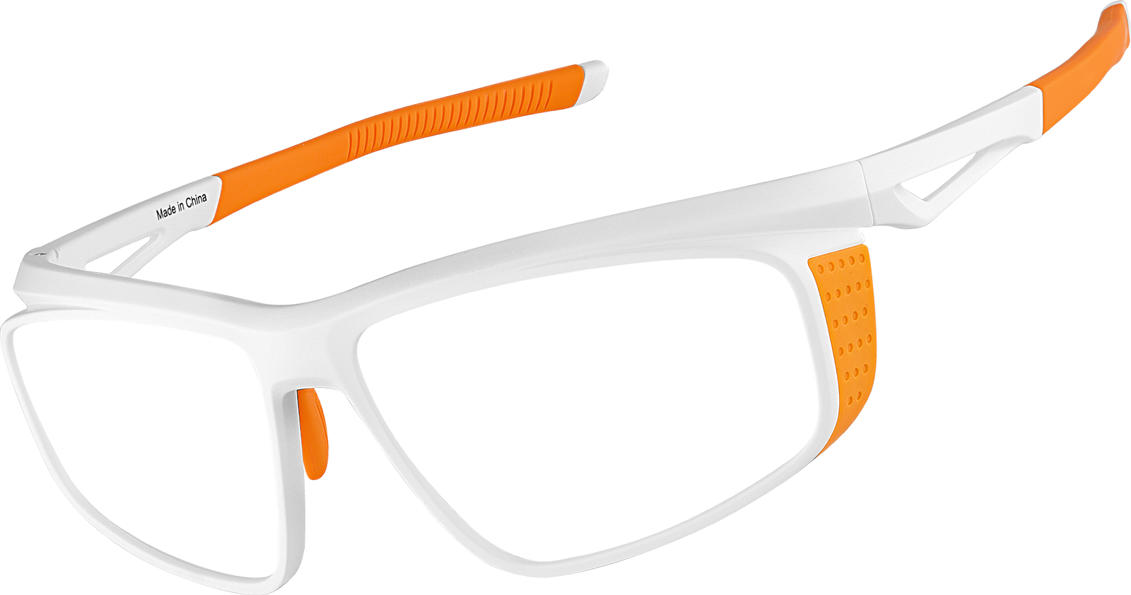 Angle view of Zunnies -Wrap-Around Sports Sunglasses 1012830 in White