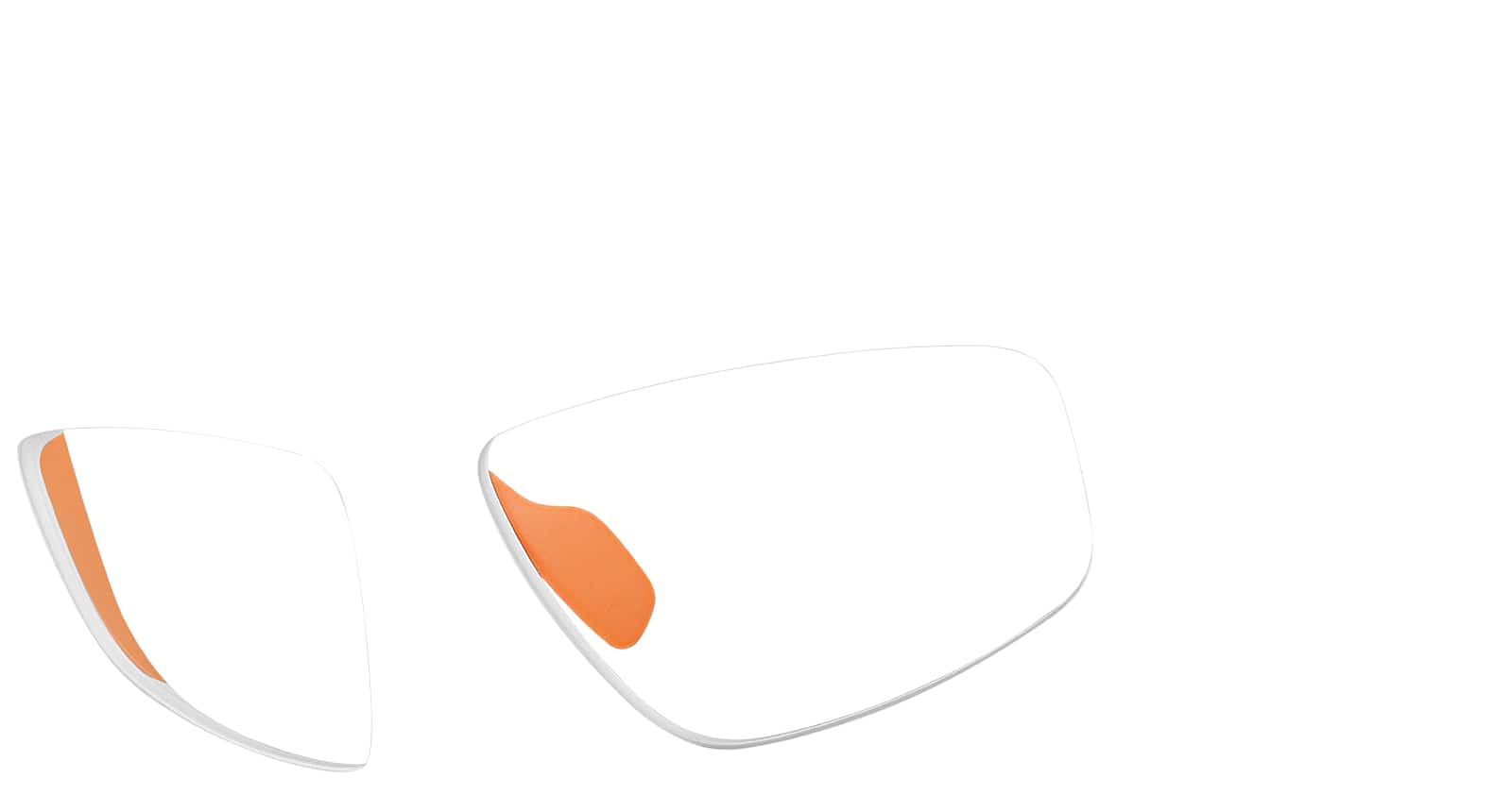 Angle view of Zunnies -Wrap-Around Sports Sunglasses 1012830 in White