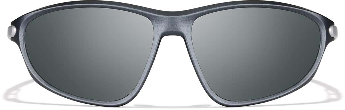 Front view of Zunnies -Wrap-Around Sports Sunglasses 1012912 in Gray
