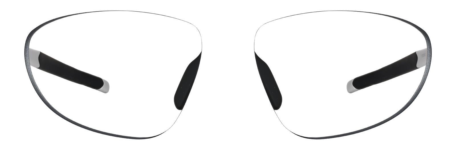 Front view of Zunnies -Wrap-Around Sports Sunglasses 1012912 in Gray