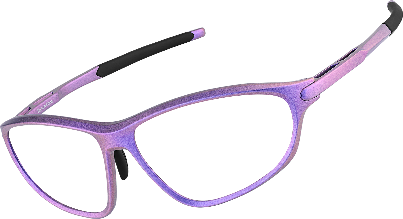 Angle view of Zunnies -Wrap-Around Sports Sunglasses 1012917 in Purple