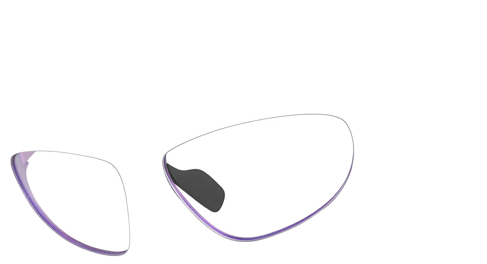 Angle view of Zunnies -Wrap-Around Sports Sunglasses 1012917 in Purple