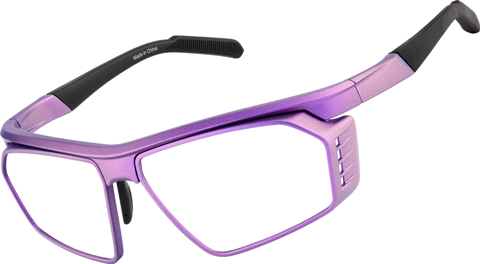 Angle view of Zunnies -Wrap-Around Sports Sunglasses 1013017 in Purple