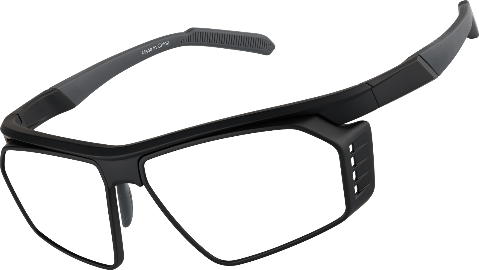 Angle view of Zunnies -Wrap-Around Sports Sunglasses 1013021 in Black