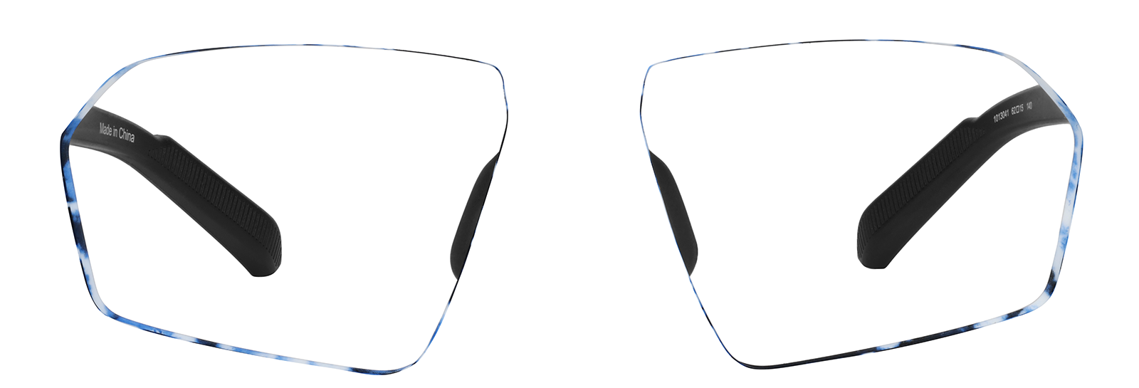 Front view of Zunnies -Wrap-Around Sports Sunglasses 1013041 in Pattern