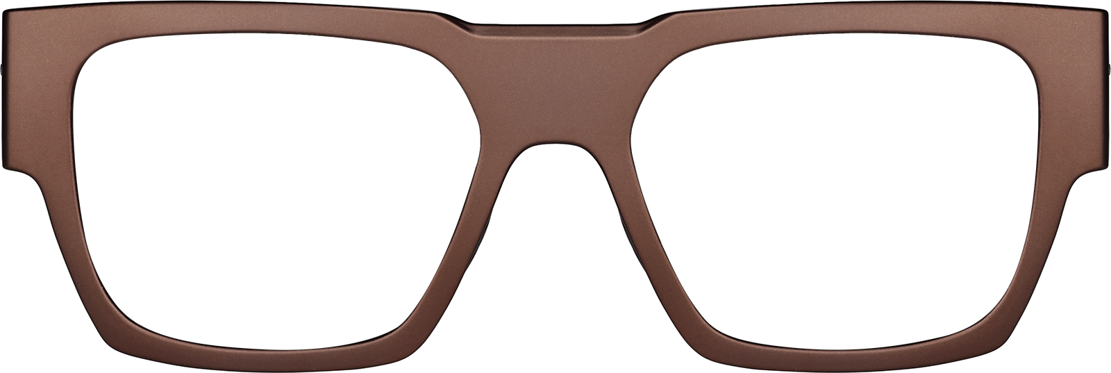 Front view of Zunnies - Rectangle Sunglasses 1013115 in Brown
