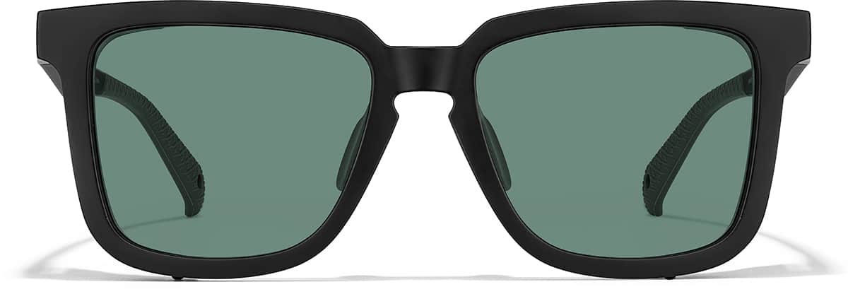 Front view of Zunnies - Lentes de Sol Sports Square 1013221 in Negro