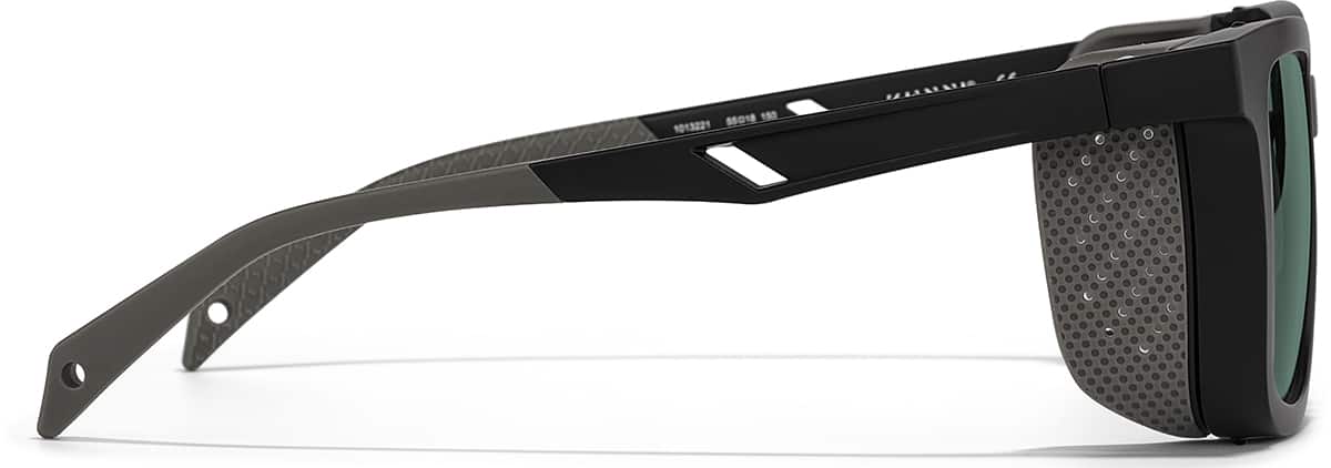 Side view of Zunnies - Lentes de Sol Sports Square 1013221 in Negro