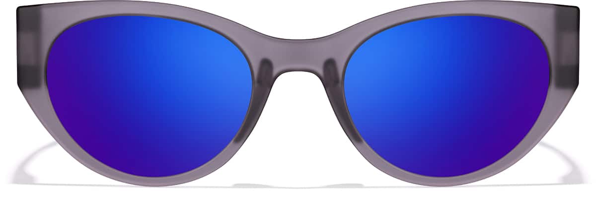 Front view of Zunnies - Sports Oval Sunglasses 1013317 in Purple