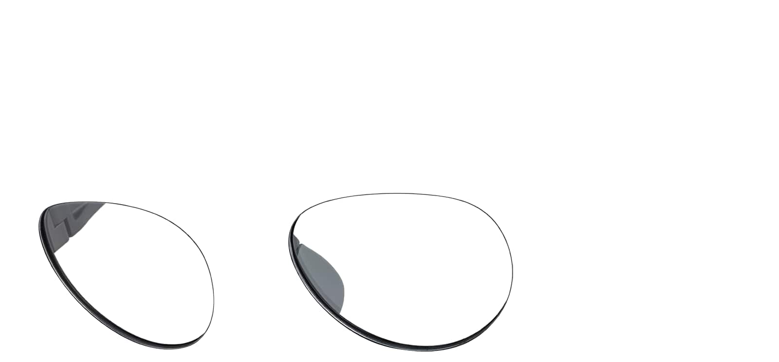 Angle view of Zunnies - Sports Oval Sunglasses 1013321 in Black