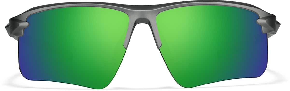 Front view of Zunnies - Wrap-Around Sunglasses 1013412 in Gray