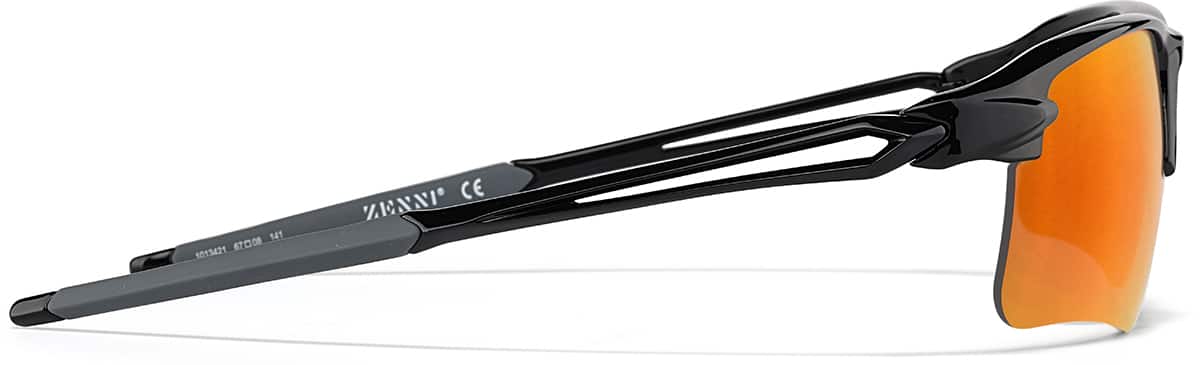 Side view of Zunnies - Wrap-Around Sunglasses 1013421 in Black