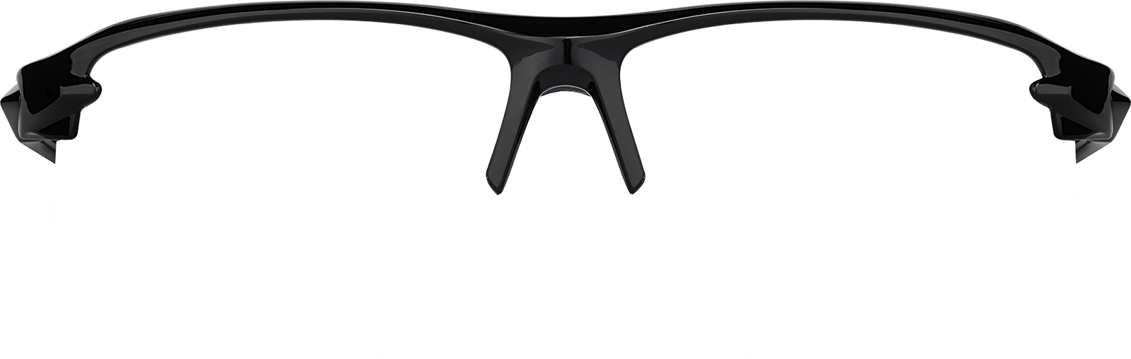 Front view of Zunnies - Wrap-Around Sunglasses 1013421 in Black