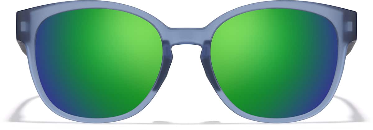 Front view of Zunnies - Square Sports Sunglasses 1013536 in Blue