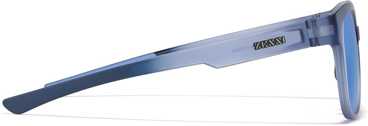 Side view of Zunnies - Square Sports Sunglasses 1013536 in Blue