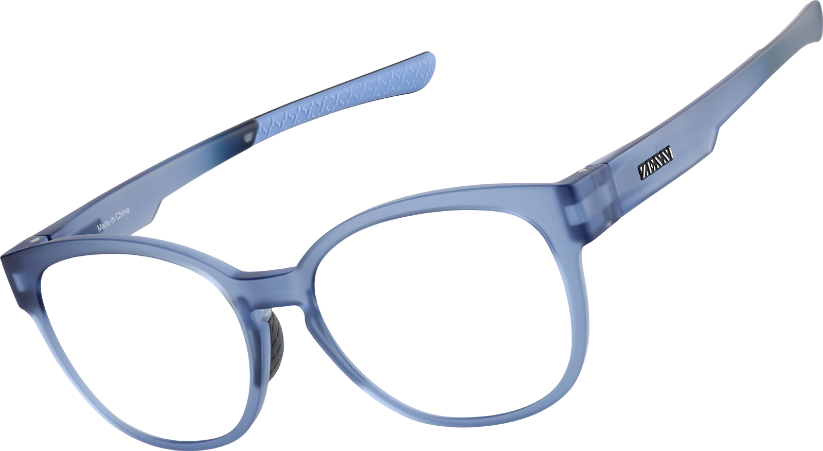 Angle view of Zunnies - Square Sports Sunglasses 1013536 in Blue