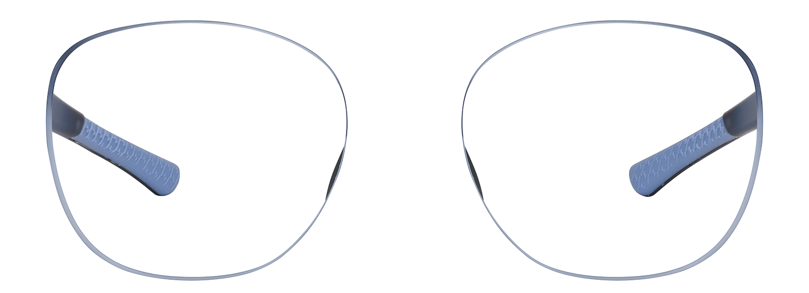 Front view of Zunnies - Square Sports Sunglasses 1013536 in Blue