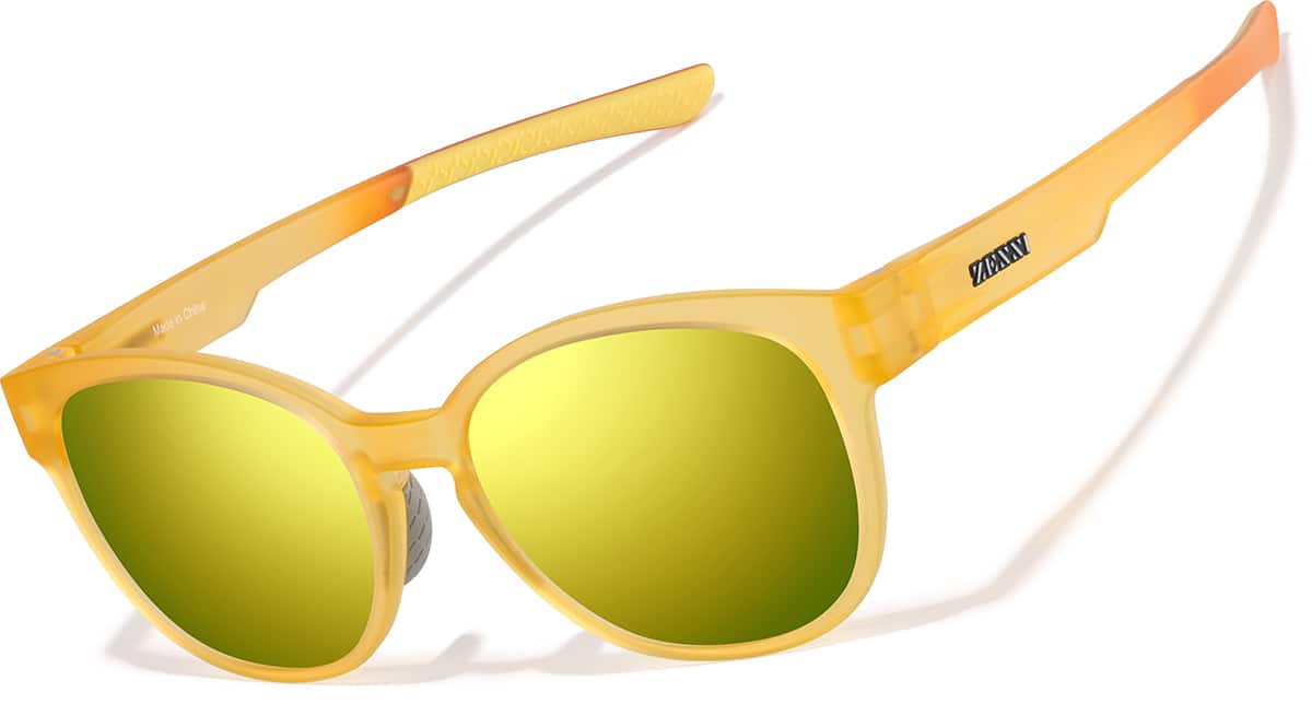 Angle view of Zunnies - Lentes de Sol deportivos 1013542 in Naranja