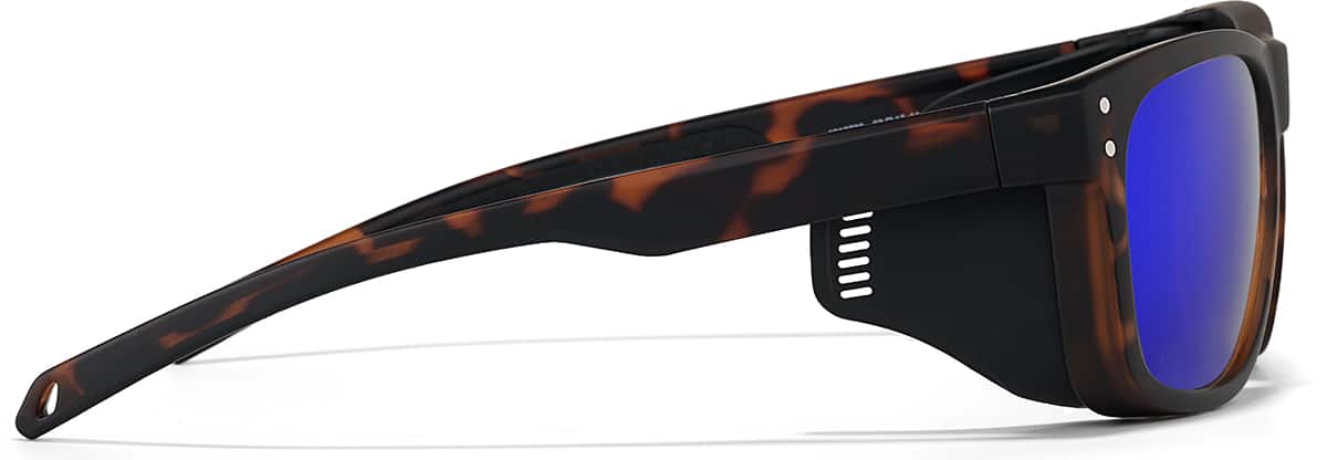Side view of Zunnies - Square Sports Sunglasses 1013735 in Tortoiseshell