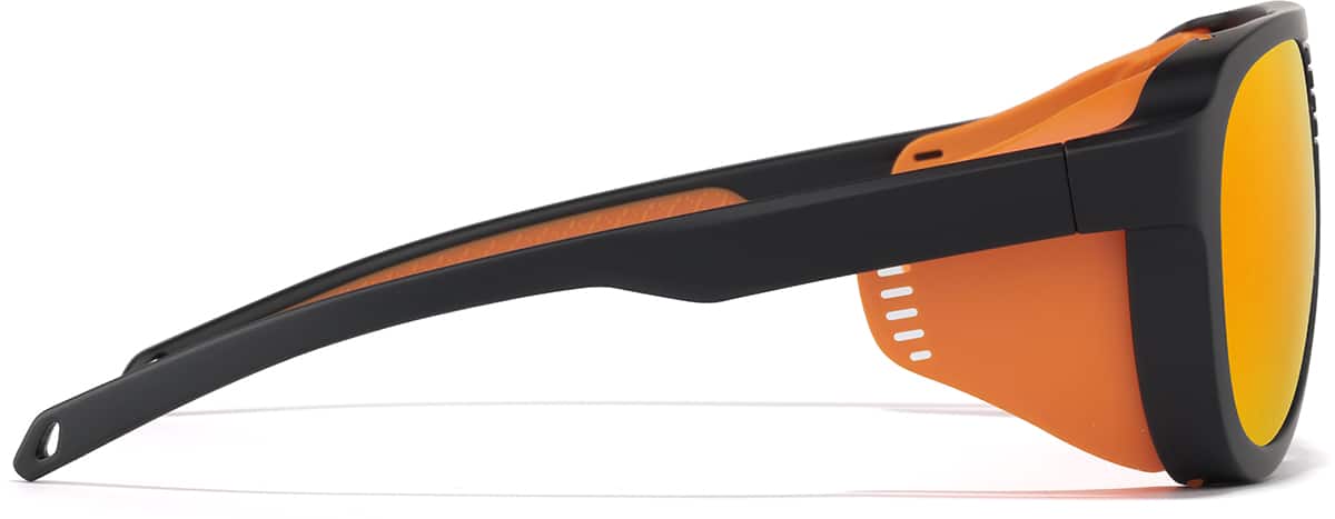 Side view of Zunnies - Aviator Sports Sunglasses 1013821 in Black