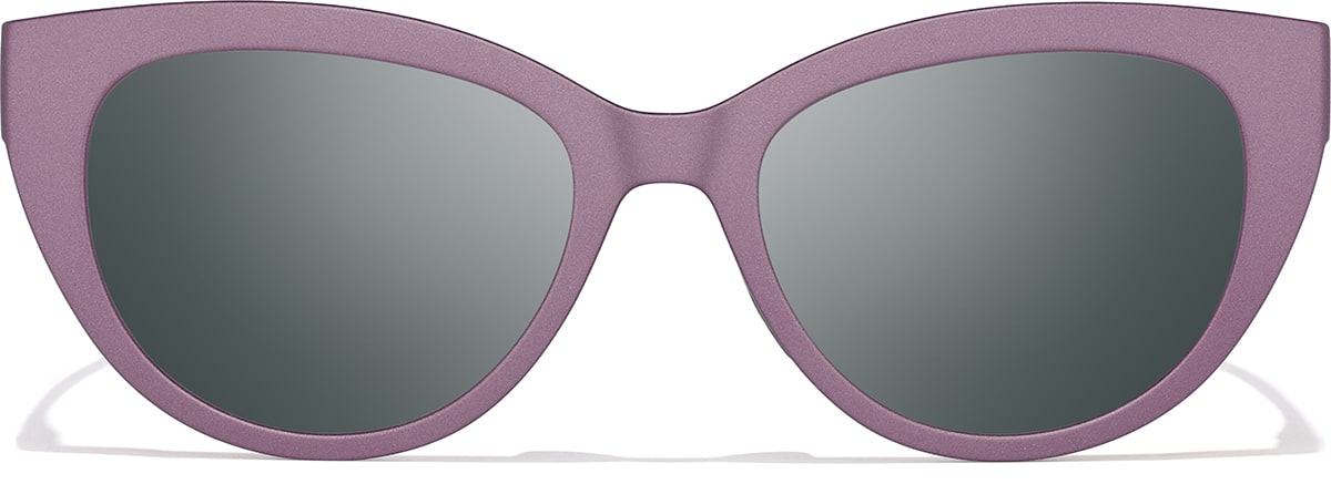 Front view of Zunnies - Sports Cat-Eye Sunglasses 1013917 in Purple