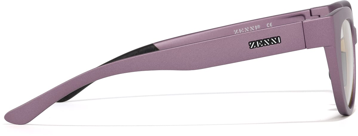 Side view of Zunnies - Sports Cat-Eye Sunglasses 1013917 in Purple