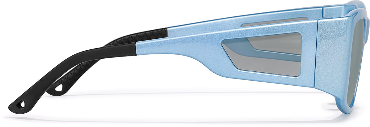 Side view of Zunnies - Lentes de Sol deportivas rectangulares 1014316 in Azul