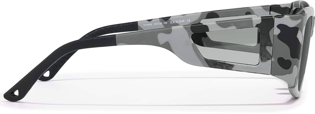 Side view of Zunnies - Rectangle Sports Sunglasses 1014339 in Pattern
