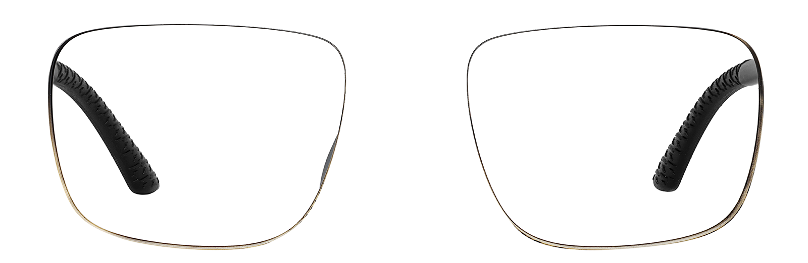 Front view of Zunnies - Rectangle Sports Sunglasses 1014421 in Black