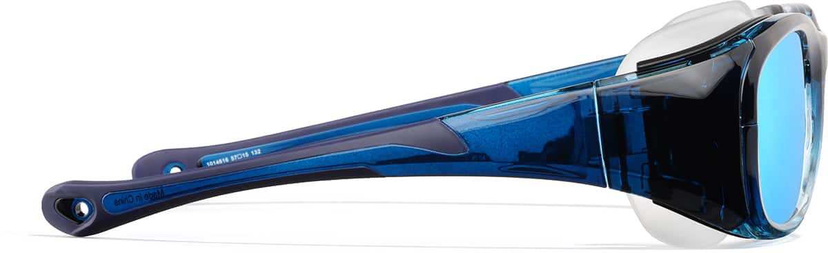 Side view of Zunnies - Oval Water Sport Glasses 1014616 in Blue