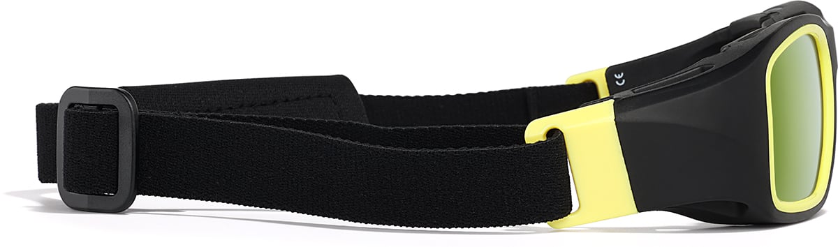 Side view of Zunnies - Square Water Sport Glasses 1014721 in Black