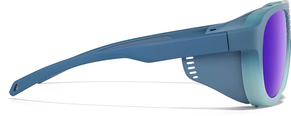 Side view of Zunnies - Aviator Water Sport Sunglasses 1015016 in Blue