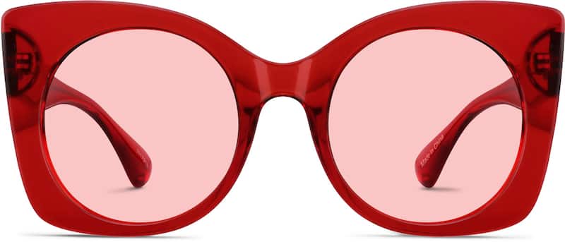 Red Premium Cat-Eye Sunglasses