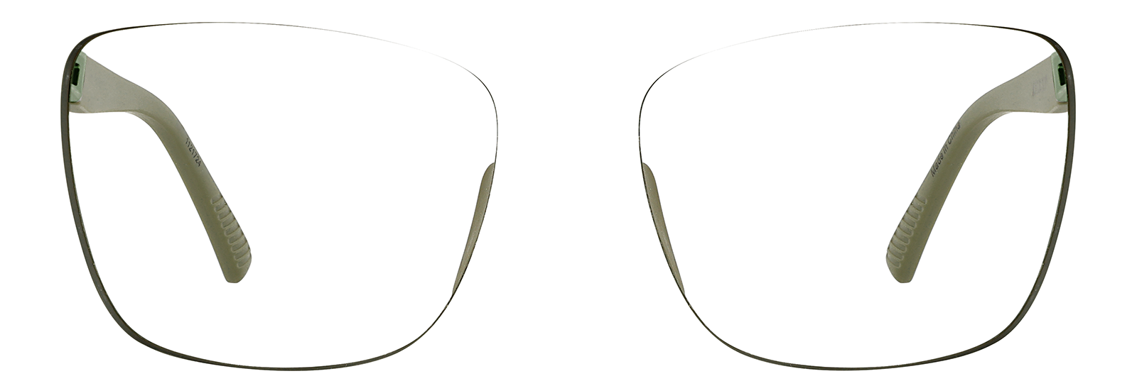 Front view of Zunnies - Square Sports Sunglasses 1121724 in Green