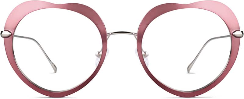 Pink Heart-Shaped Glasses