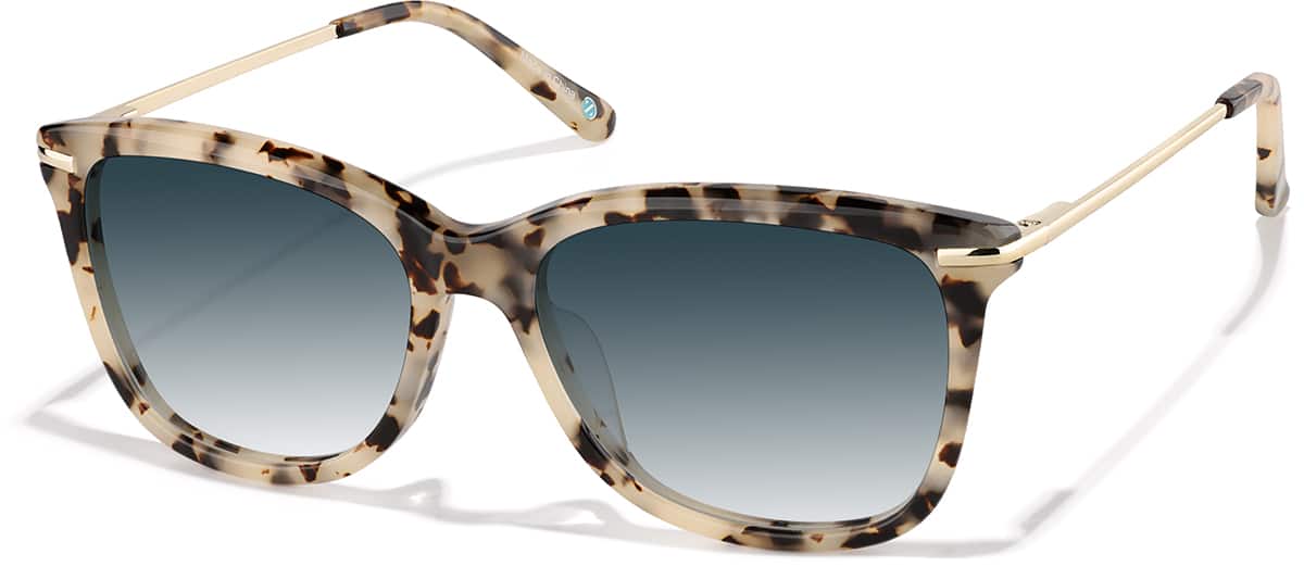 Angle view of Square Sunglasses 1130235 in Tortoiseshell