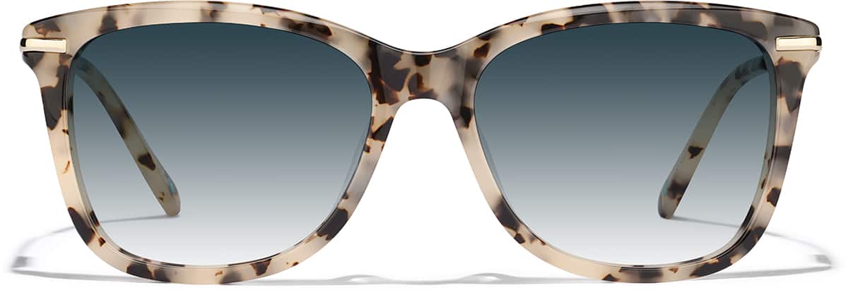 Front view of Square Sunglasses 1130235 in Tortoiseshell