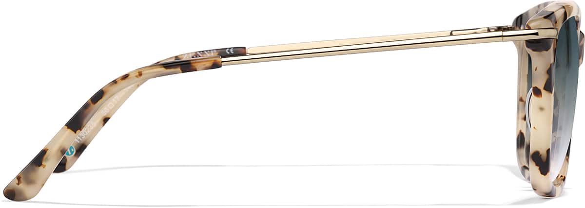 Side view of Square Sunglasses 1130235 in Tortoiseshell