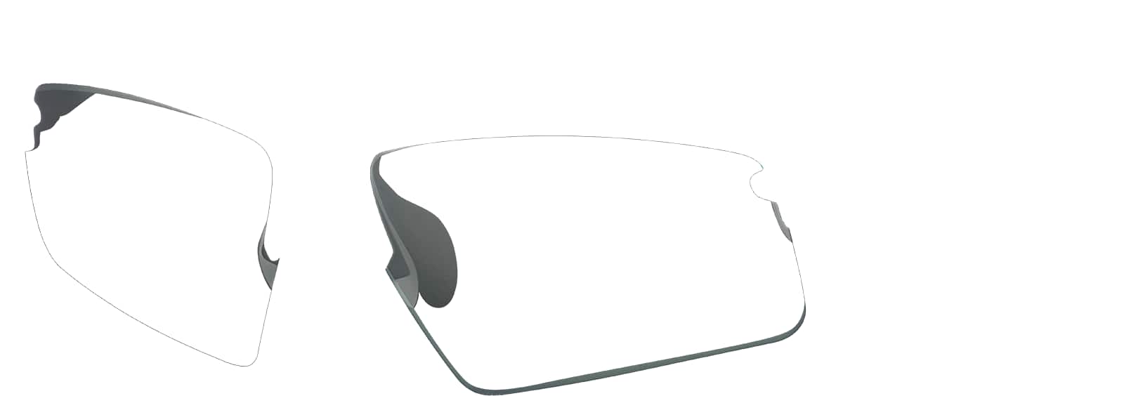 Angle view of Zunnies - Wrap-Around Sports Sunglasses 1143112 in Gray