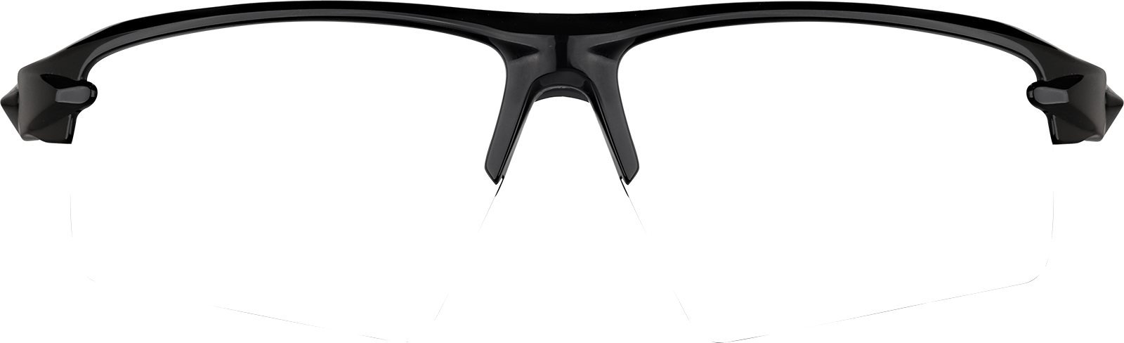 Front view of Zunnies - Wrap-Around Sports Sunglasses 1143121 in Black