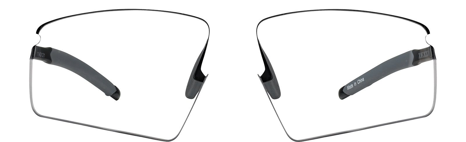 Front view of Zunnies - Wrap-Around Sports Sunglasses 1143121 in Black