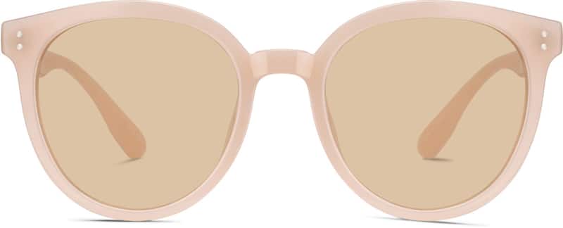 Pink Premium Round Sunglasses 