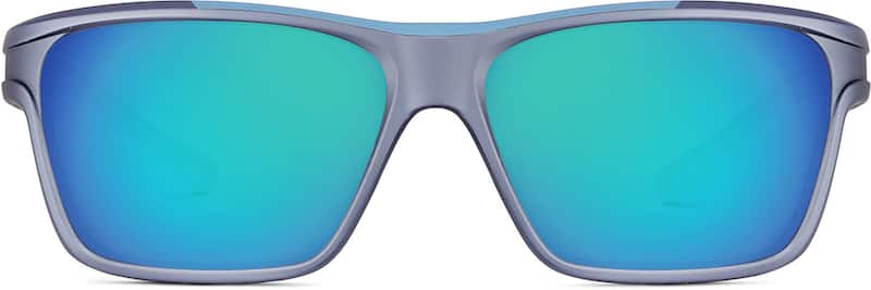 Blue Premium Rectangle Sunglasses
