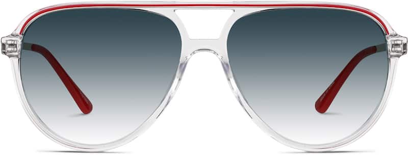 Clear Premium Aviator Sunglasses