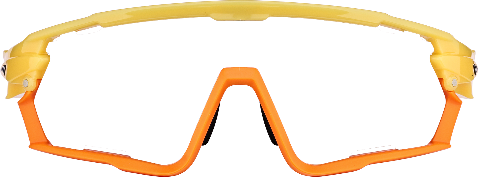 Front view of Zunnies - Wrap-Around Visor Sunglasses 1165422 in Yellow